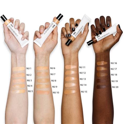 nu skin tint ysl|nu skin tinted moisturizer swatches.